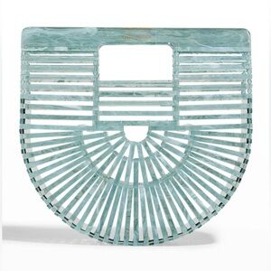 Cult Gaia Ark Mini Cutout Acrylic Top-Handle Bag